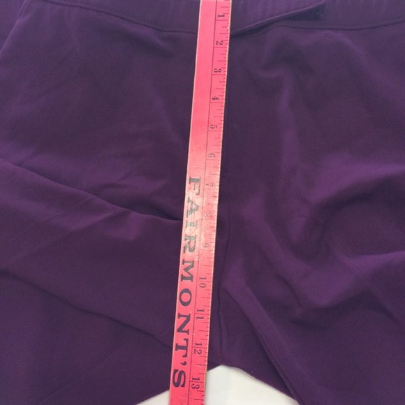 Nortonmcnaughton Women’s Purple Stretch Pants, Sz8 - Picture 5 of 8